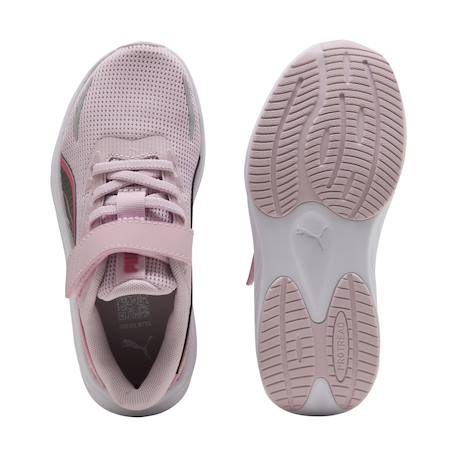 Baskets basses à scratch Noir  argent blanc+Noir rose+Rose mauve argent rose blanc 18 - vertbaudet enfant 