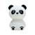 Veilleuse bébé panda à intensité variable avec minuterie paddy panda Blanc 1 - vertbaudet enfant 