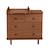 Plan à langer coulissant pour commode décor bois noyer - choco Marron 4 - vertbaudet enfant 