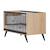 Chambre bébé duo: lit bébé 70x140 évolutif  et commode à langer décor chêne doré - new york Marron/gris 3 - vertbaudet enfant 
