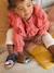 Chaussons bébé fille en cuir souple BLEU MARINE 12 - vertbaudet enfant 