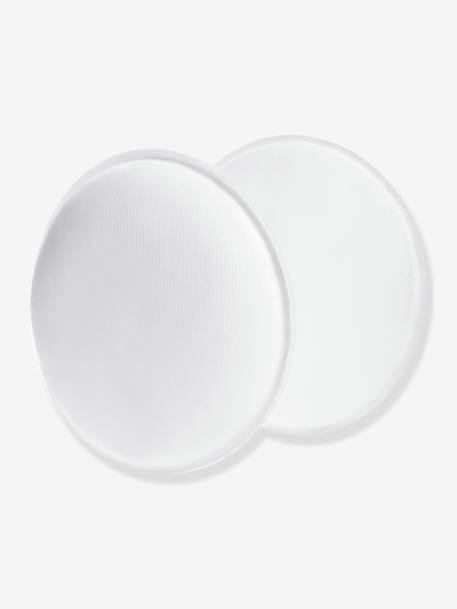 Boîte de 4 coussinets d'allaitement lavables Safe & Dry BLANC 2 - vertbaudet enfant 