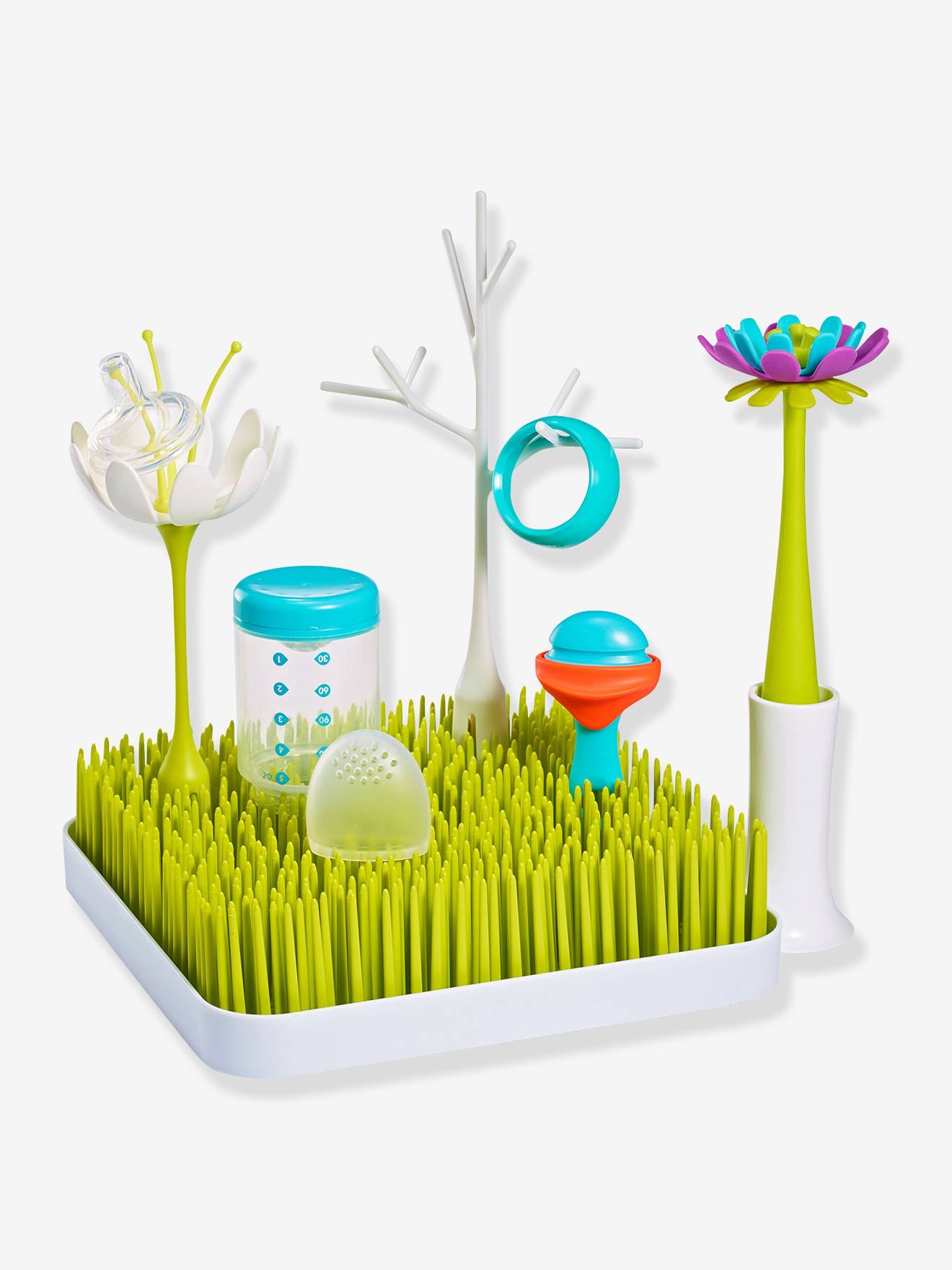 Égouttoir à Biberons Boon Desert - Avec Cactus Amovibles - Plateau Tournant - Sans BPA - Pour Comptoir De Cuisine - 7