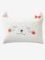 Parure housse de couette + taie d'oreiller enfant CHAT WAOU bleu / multicolore 4 - vertbaudet enfant 