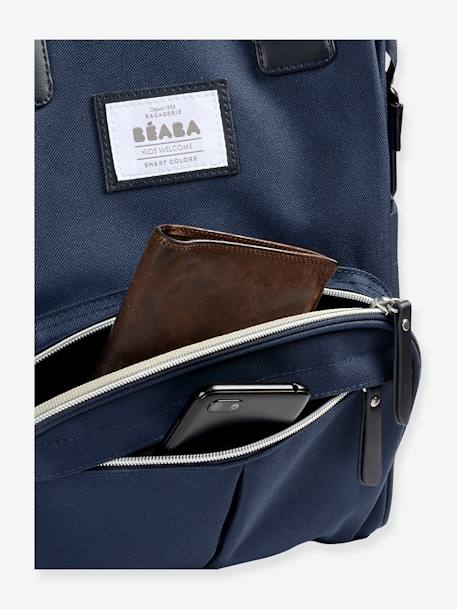 Sac à dos à langer Wellington Blue marine+gris chiné+vert sauge 7 - vertbaudet enfant 
