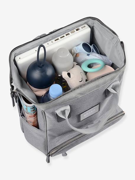 Sac à dos à langer Wellington Blue marine+gris chiné+Heather grey+vert sauge 22 - vertbaudet enfant 