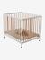 Parc en bois Flexipark bois/blanc+gris 1 - vertbaudet enfant 