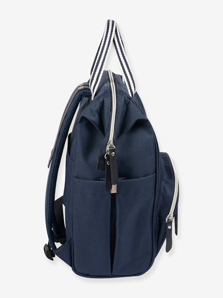 Sac à dos à langer Wellington Blue marine+gris chiné+vert sauge 5 - vertbaudet enfant 