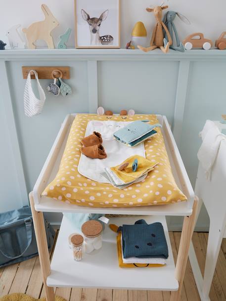 Housse matelas à langer GIRAFE ocre / multicolore 3 - vertbaudet enfant 