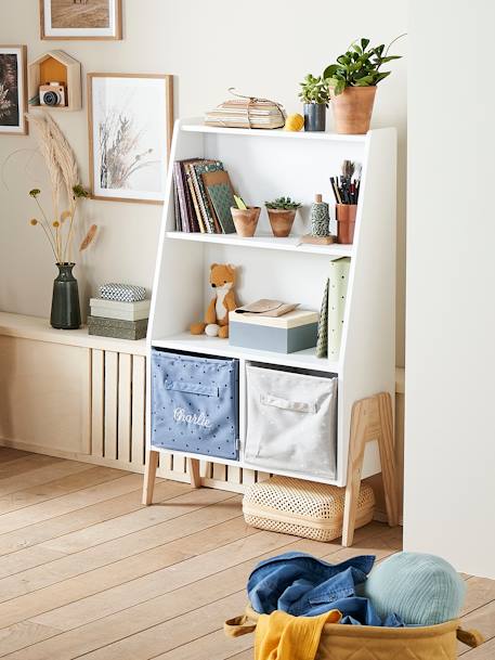 Bibliothèque RETRO blanc mate 2 - vertbaudet enfant 