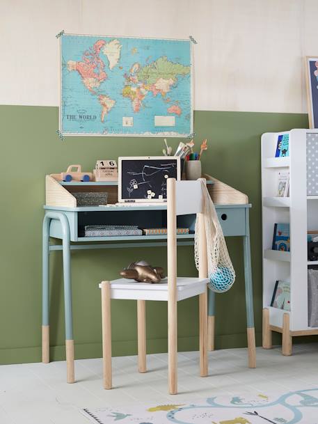 Bureau enfant AMAZONIE Rose+VERT 10 - vertbaudet enfant 