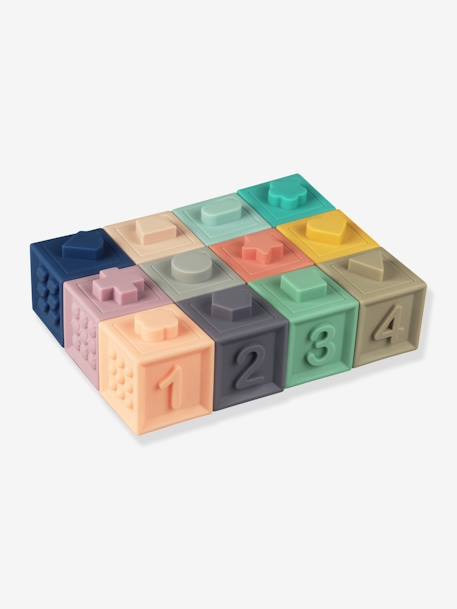 Mes premiers cubes éducatifs - Babytolove PASTEL MULTICOLORE 2 - vertbaudet enfant 