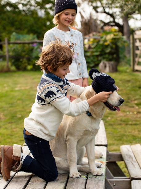 Pantalon slim velours garçon bordeaux+CAMEL+encre 16 - vertbaudet enfant 