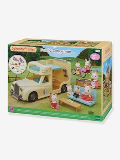 Jouet-Jeux d'imagination-Figurines, mini mondes, héros et animaux-Le camping car  SYLVANIAN FAMILIES