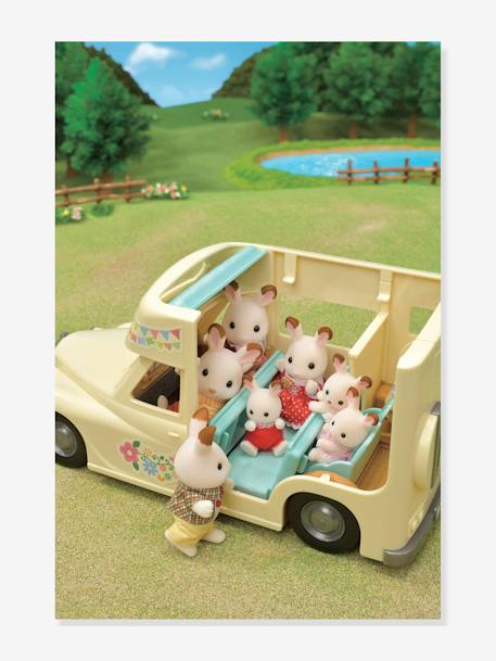 Le camping car  SYLVANIAN FAMILIES Jaune 5 - vertbaudet enfant 