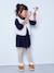 Gilet sans manches fille fausse fourrure BLANC CLAIR UNI+marron imprimé 6 - vertbaudet enfant 