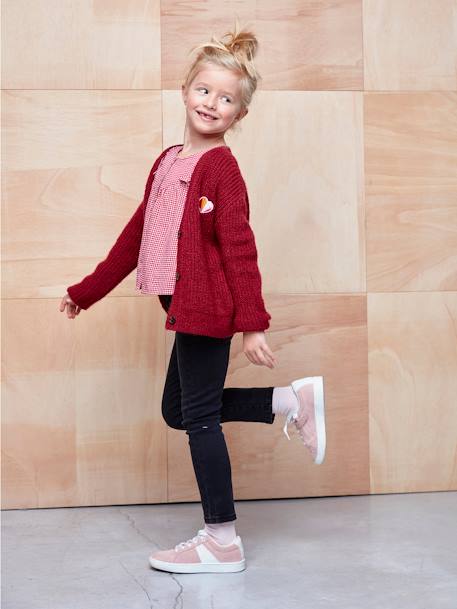 Jean slim MorphologiK fille tour de hanches MEDIUM denim black 1 - vertbaudet enfant 