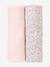 Lot de 2 maxi langes 120x120 cm pour emmaillotage marine/blanc+rose/fleurs 7 - vertbaudet enfant 