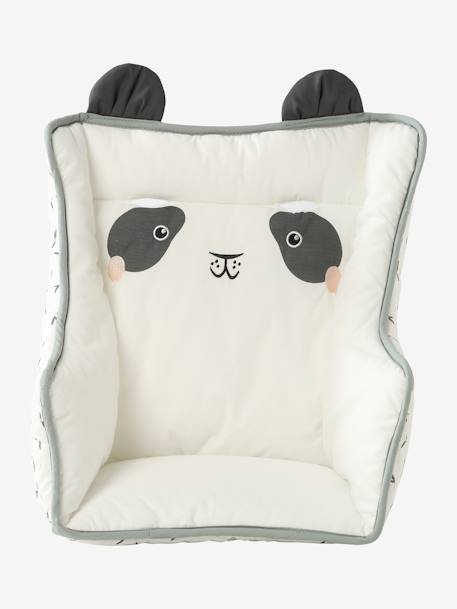 Coussin de chaise haute beige imprimé+écru+ivoire Panda+moutarde+Oies 9 - vertbaudet enfant 