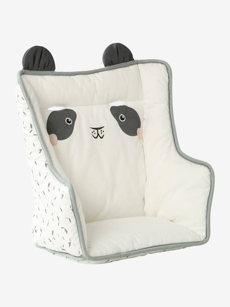 Coussin de chaise haute beige imprimé+écru+ivoire Panda+moutarde+Oies 8 - vertbaudet enfant 