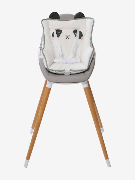 Coussin de chaise haute beige imprimé+écru+ivoire Panda+moutarde+Oies 11 - vertbaudet enfant 