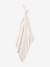 Lot de 2 maxi langes 120x120 cm pour emmaillotage marine/blanc+rose/fleurs 3 - vertbaudet enfant 