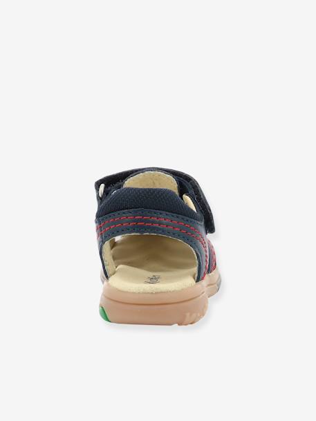Sandales cuir garçon Platinium marine 5 - vertbaudet enfant 