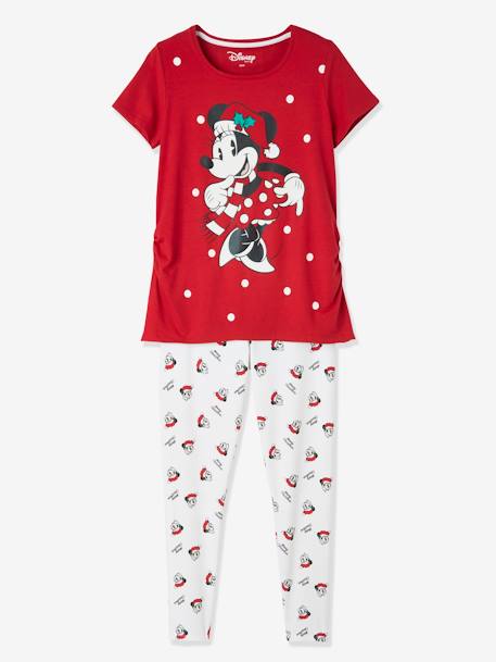 Pyjama de Noël de grossesse Disney® Minnie Rouge 1 - vertbaudet enfant 