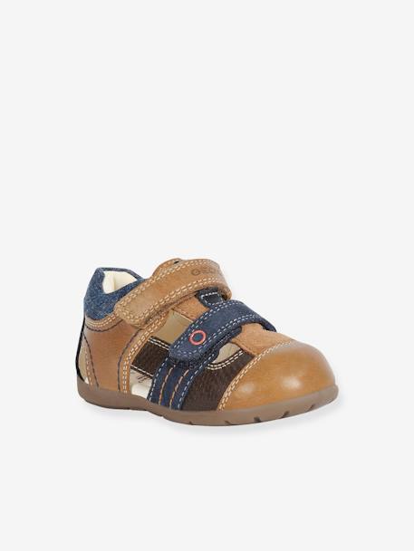 Sandales bébé Kaytan caramel marine+marine blanc 1 - vertbaudet enfant 
