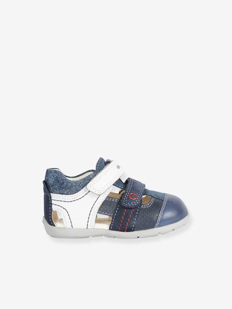 Sandales bébé Kaytan caramel marine+marine blanc 9 - vertbaudet enfant 