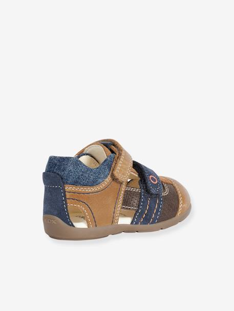 Sandales bébé Kaytan caramel marine+marine blanc 4 - vertbaudet enfant 