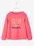 Sweat Basics motifs détails irisés fille fraise+prune 1 - vertbaudet enfant 