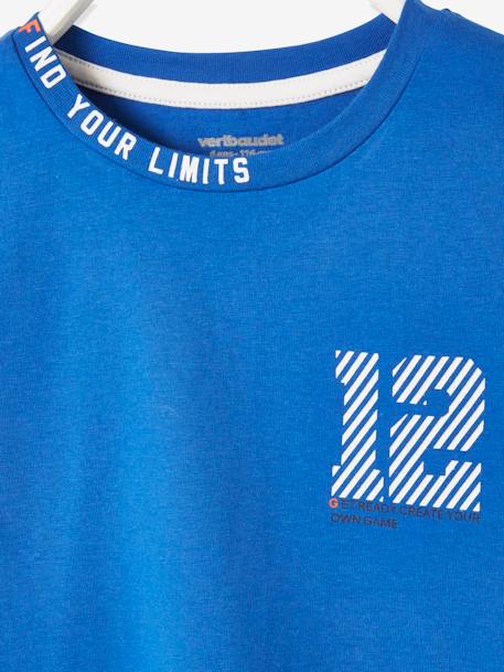T-shirt de sport avec numéro garçon bleu électrique+noir 3 - vertbaudet enfant 