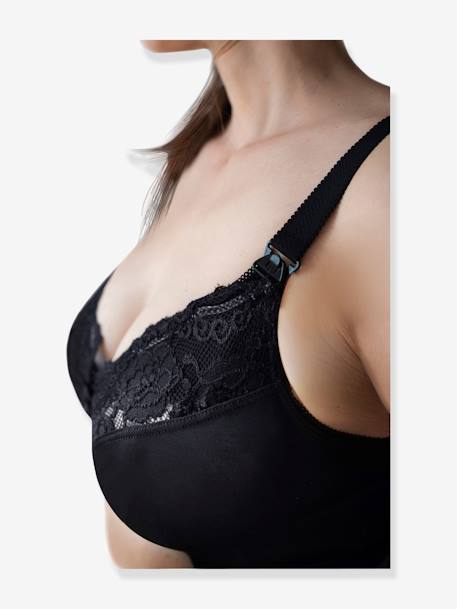 Soutien-gorge d'allaitement finition dentelle Noir 8 - vertbaudet enfant 