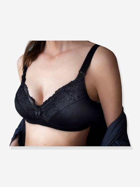 Soutien-gorge d'allaitement finition dentelle Noir 9 - vertbaudet enfant 