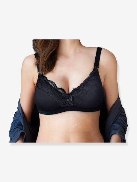 Soutien-gorge d'allaitement finition dentelle Noir 2 - vertbaudet enfant 