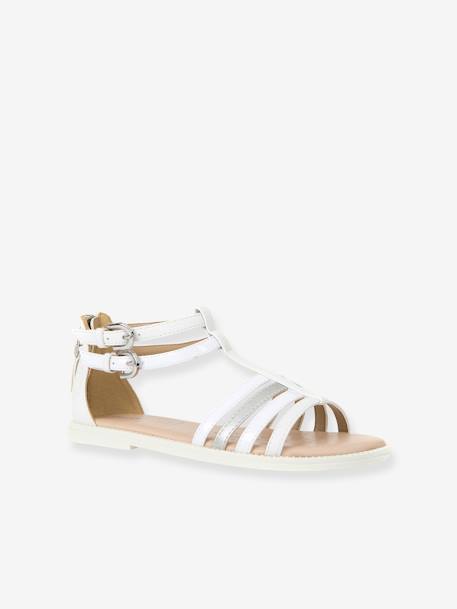 Sandales fille Karly G D blanc 1 - vertbaudet enfant 