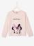 Sweat Disney Minnie® fille détail en sequins réversible rose chiné 3 - vertbaudet enfant 