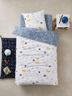 Réversibles-Linge de maison et décoration-Linge de lit enfant-Parure housse de couette + taie d'oreiller essentiels enfant COSMOS