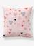 Parure housse de couette et taie d'oreiller enfant COEURS EN FETE rose  / multicolore 2 - vertbaudet enfant 