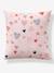 Parure housse de couette + taie d'oreiller essentiels enfant COEURS EN FETE rose  / multicolore 2 - vertbaudet enfant 