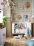 Lit bébé cabane coconut transformable banquette blanc 4 - vertbaudet enfant 