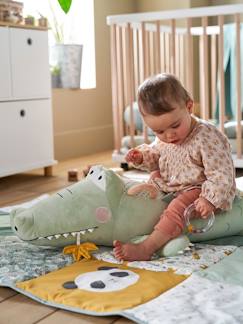 Jouet-Premier âge-Doudous, peluches et jouets en tissu-Grande peluche d'activités Crocodile