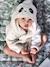 Peignoir bébé Panda HANOÏ écru / noir 1 - vertbaudet enfant 