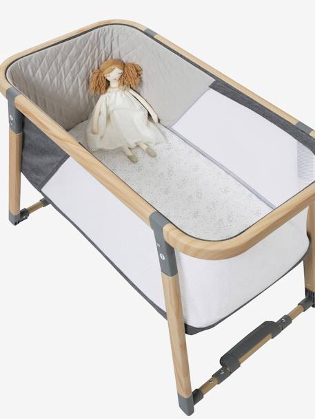 Lot de 2 housses pour berceau et cododo en coton bio* blanc+marine/écru+Oies+Teddy 5 - vertbaudet enfant 