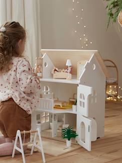 Idées cadeaux bébés et enfants-Jouet-Jeux d'imagination-Maison romantique des amis des petits + mobilier en bois FSC®