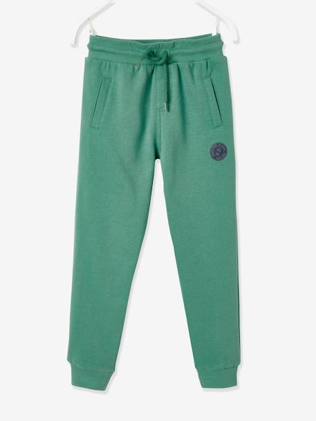 Pantalon de sport Basics garçon en molleton bordeaux+NOISETTE+vert 8 - vertbaudet enfant 