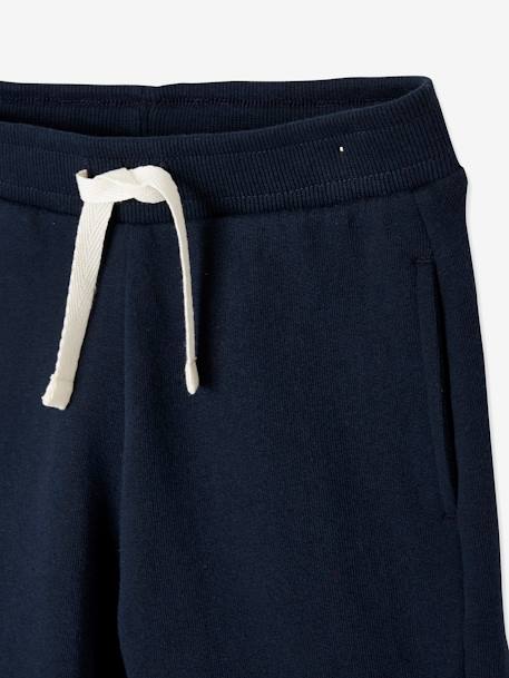 Lot de 2 bermudas garçon en molleton lot bleu/bleu marine+lot rouge/marine+Lot vert/beige 10 - vertbaudet enfant 