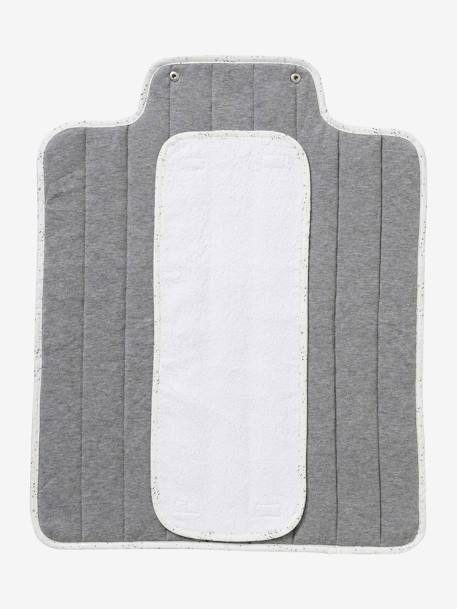 Tapis à langer de voyage gris chiné 3 - vertbaudet enfant 