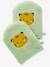 Lot de 2 gants de toilette vert 1 - vertbaudet enfant 